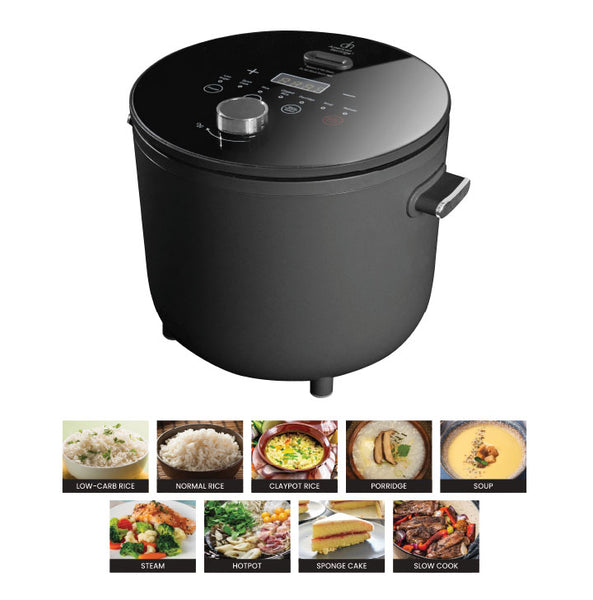 American Heritage Keto Low-Carb Multicooker With Rice Carb-Reduction T ...
